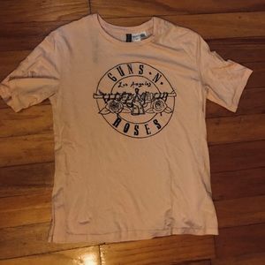 Pink Guns N Roses Tee
